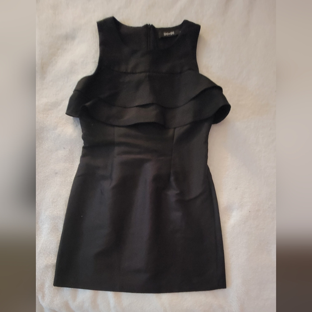 DO+BE Black Mini Pencil Skirt for Cocktail